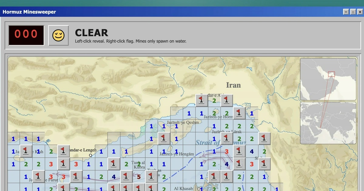 Hormuz Minesweeper